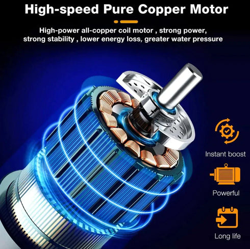 Wireless Car Washer Gun (Double Battery Included) - pikzystore.com